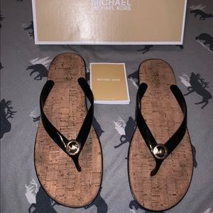 Michael Kors Jet Set Jelly Flip Flops